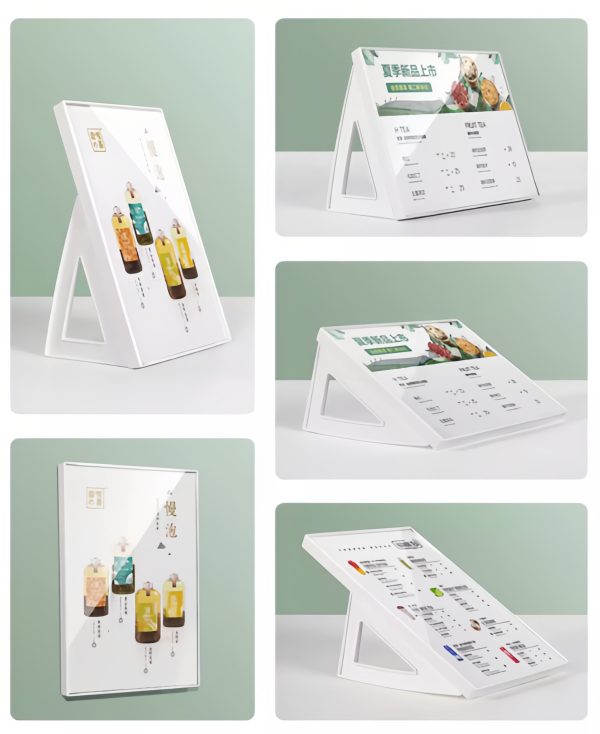 塑膠6 塑膠桌面展示座(橫/直多功能款,可掛牆)