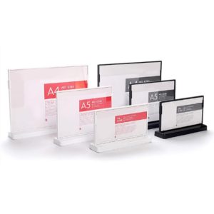 塑膠桌面展示座橫款 800 x 800 塑膠桌面展示座(橫款)