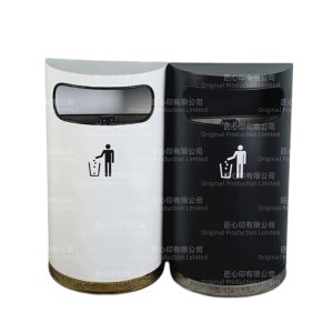 OPLB-10 半圓靠墻垃圾桶