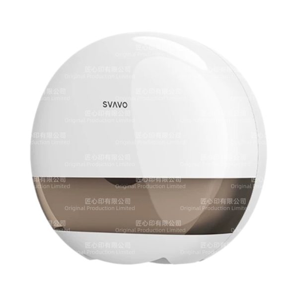 ZM-065 白色加茶色 ZM-065 圓形壁掛大捲紙盒